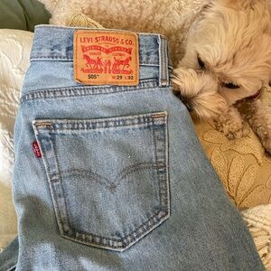 Levi's Light Blue Denim Overalls